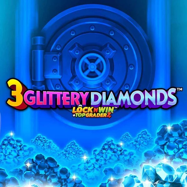 3 Glittery Diamonds by PearFiction Studios, showcased at pelikaanicasinos.fi – game logo