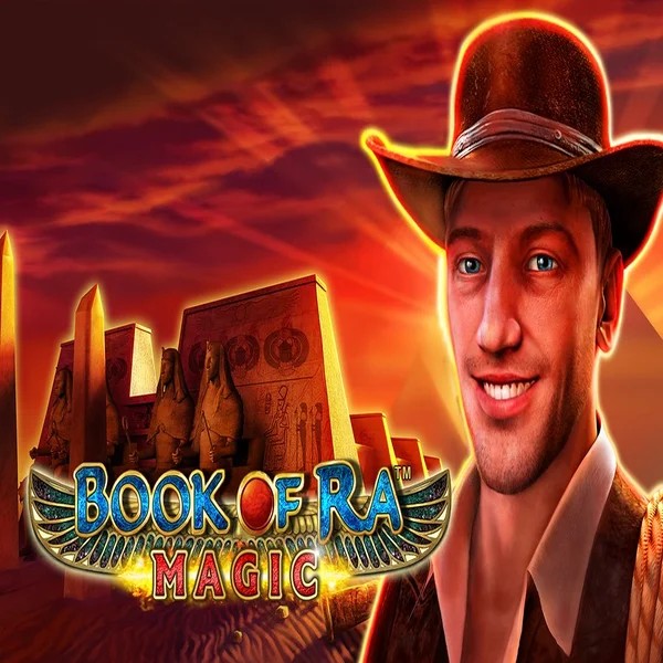 Book of Ra Magic logo by Greentube Pelikaani Casino
