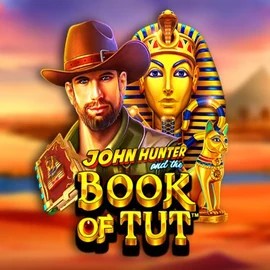 John Hunter and the Book of Tut slot logo by Pragmatic Play at Pelikaani Casino