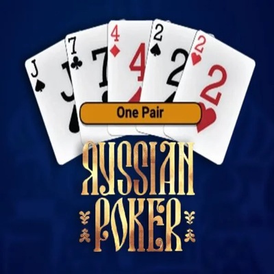 Russian Poker logo – Table Games by OneTouch Games at Pelikaani Casino